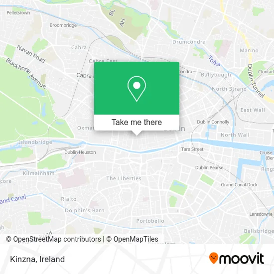 Kinzna map