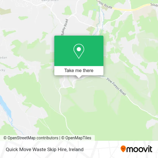Quick Move Waste Skip Hire map