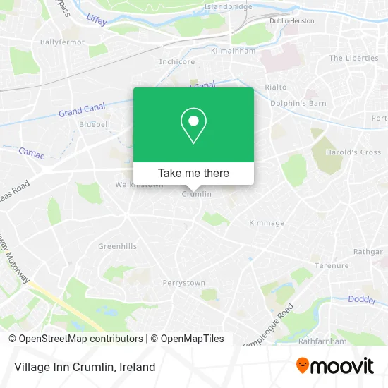 Village Inn Crumlin map
