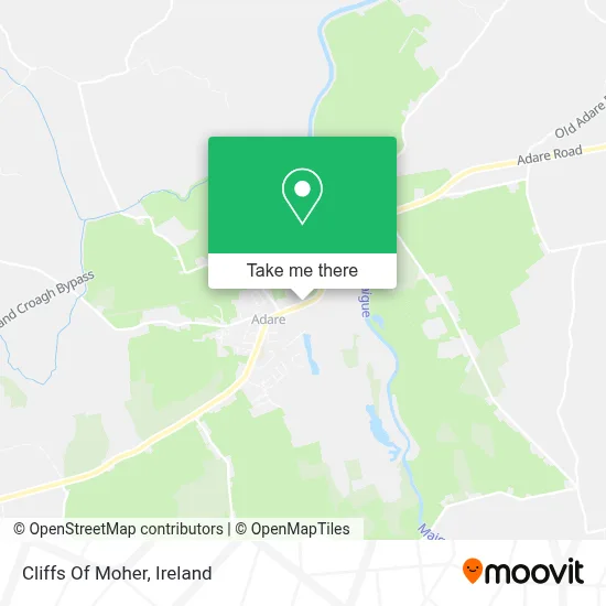 Cliffs Of Moher map
