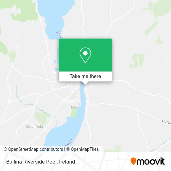 Ballina Riverside Pool map