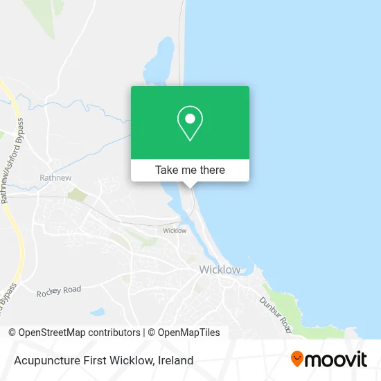 Acupuncture First Wicklow map