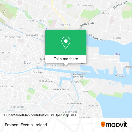 Eminent Events map