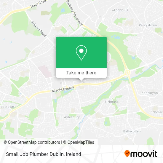 Small Job Plumber Dublin map