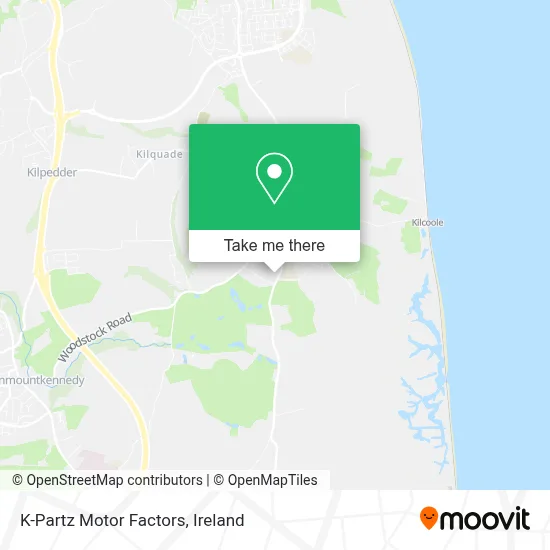 K-Partz Motor Factors map