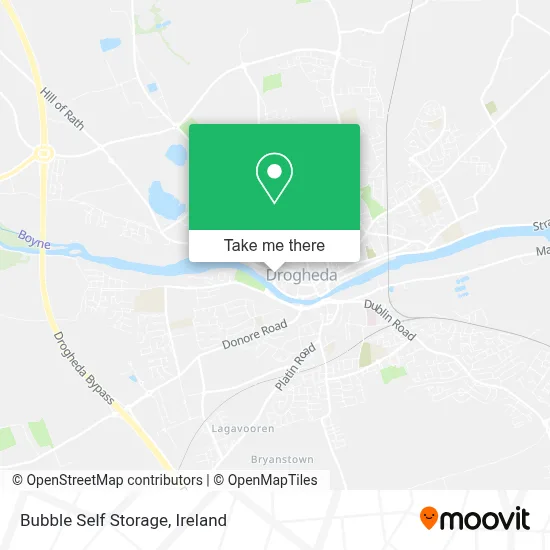 Bubble Self Storage map