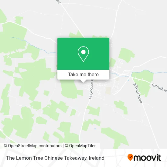 The Lemon Tree Chinese Takeaway map