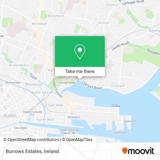 Burrows Estates map