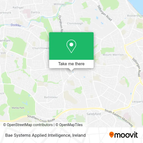 Bae Systems Applied Intelligence map