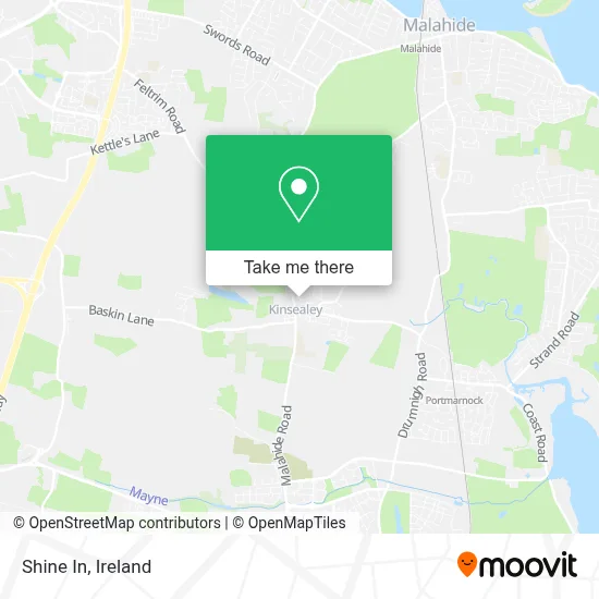 Shine In map