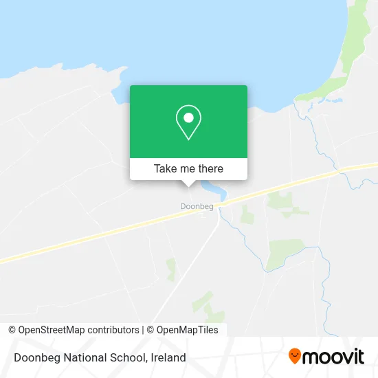 Doonbeg National School map