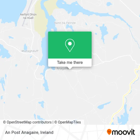 An Post Anagaire map