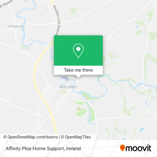 Affinity Plus Home Support map