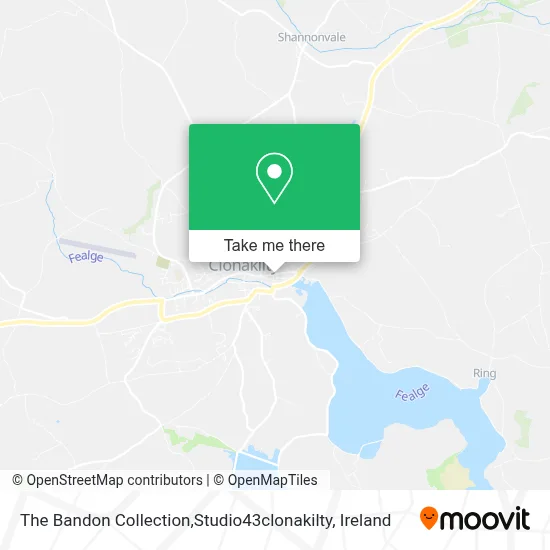 The Bandon Collection,Studio43clonakilty map