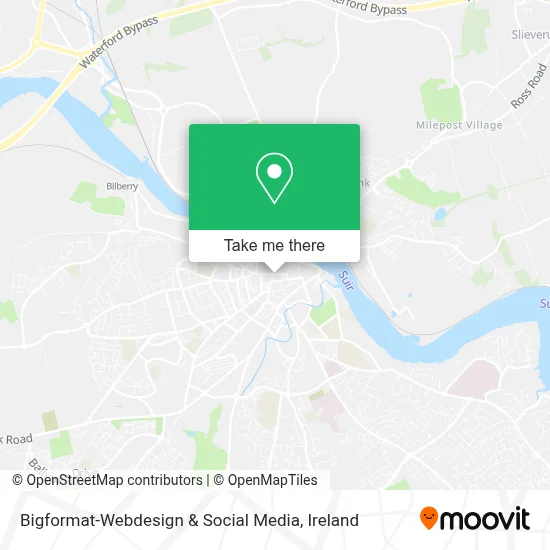 Bigformat-Webdesign & Social Media map