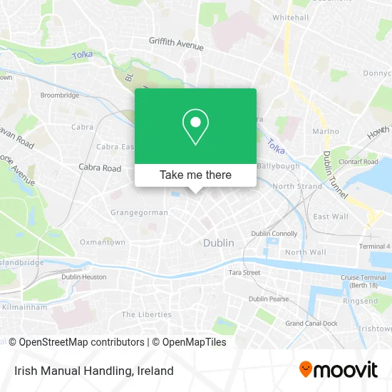 Irish Manual Handling map