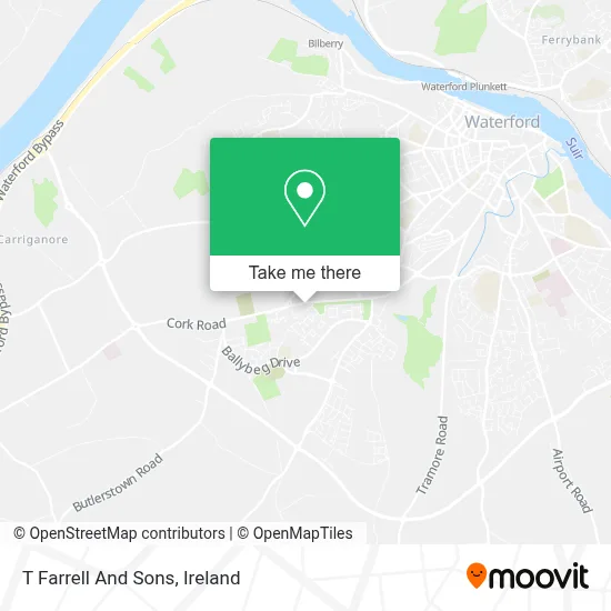 T Farrell And Sons map