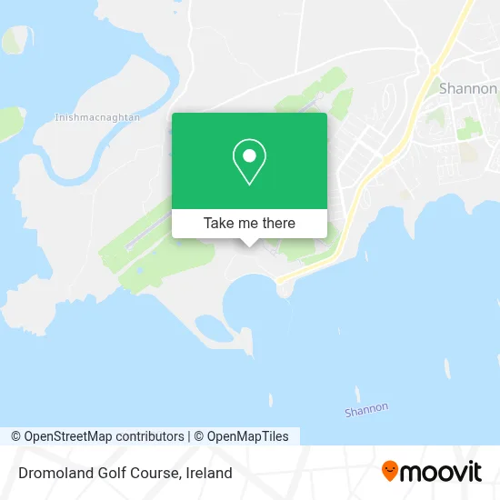 Dromoland Golf Course map