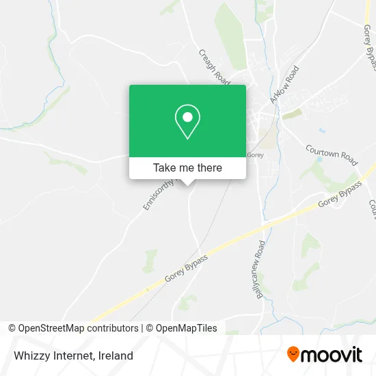 Whizzy Internet map