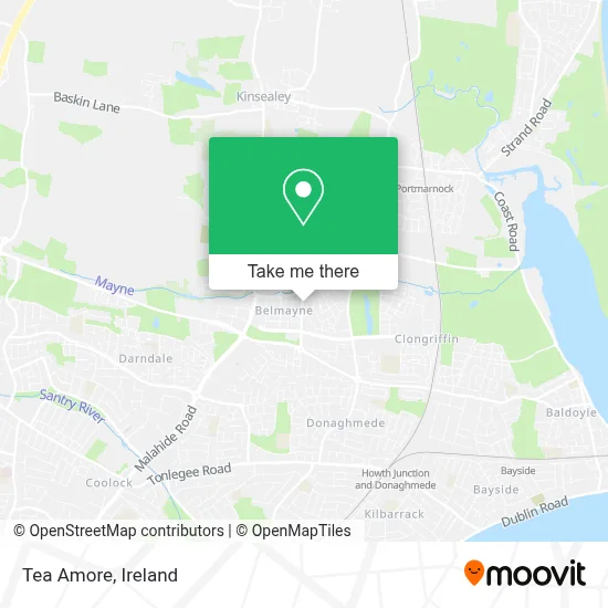 Tea Amore map