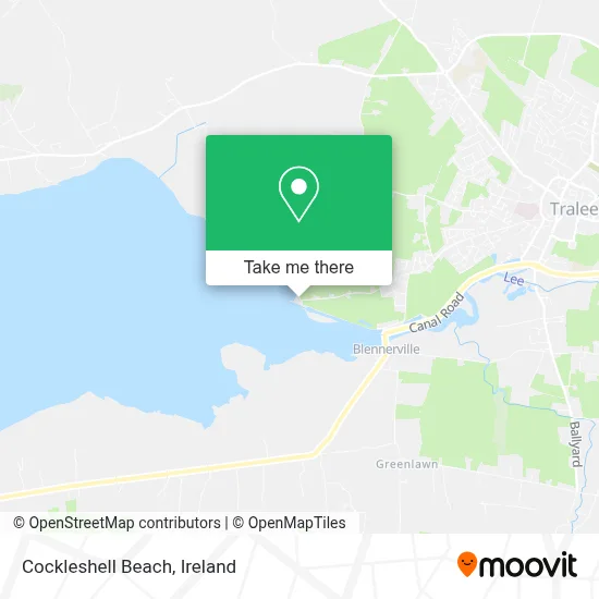 Cockleshell Beach map