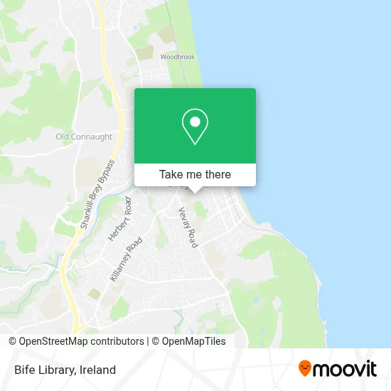 Bife Library map