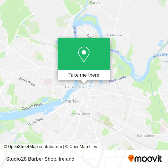 Studio28 Barber Shop map