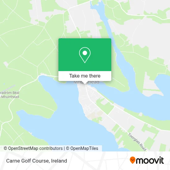Carne Golf Course map