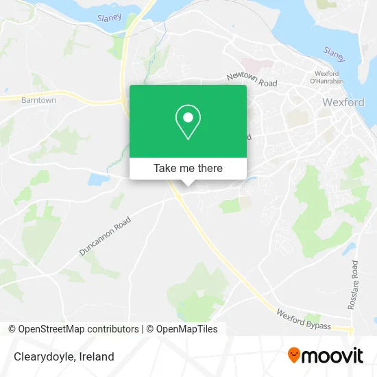 Clearydoyle map