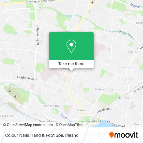 Colour Nails Hand & Foot Spa map