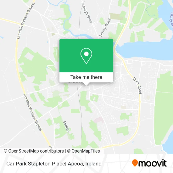 Car Park Stapleton Place| Apcoa map