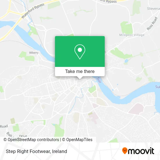 Step Right Footwear map