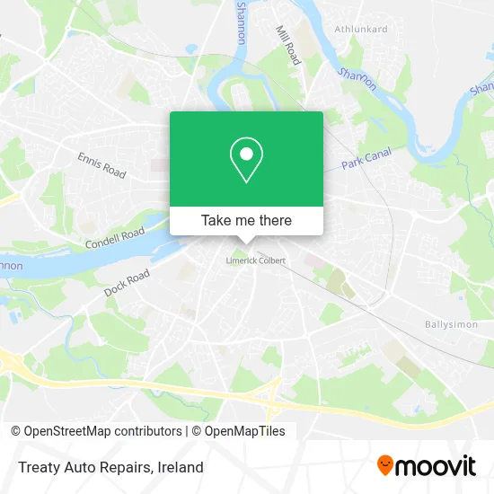 Treaty Auto Repairs map