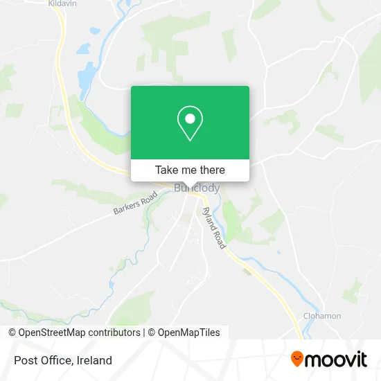 Post Office map