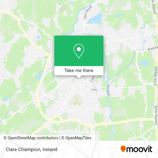Clare Champion map