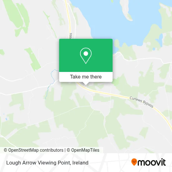 Lough Arrow Viewing Point map