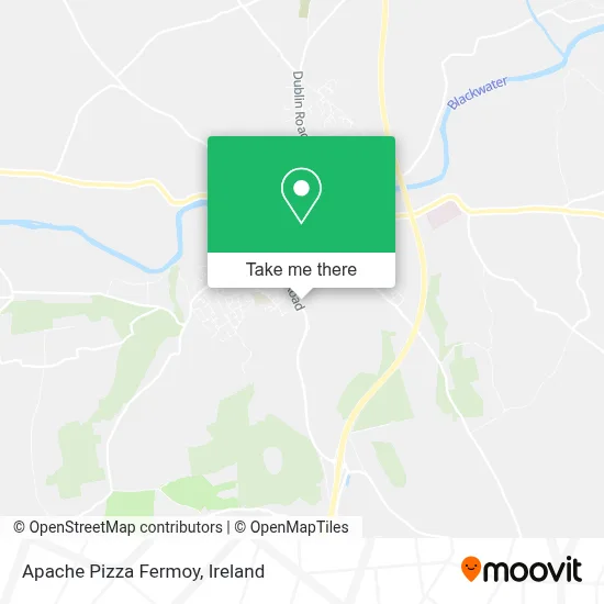 Apache Pizza Fermoy map