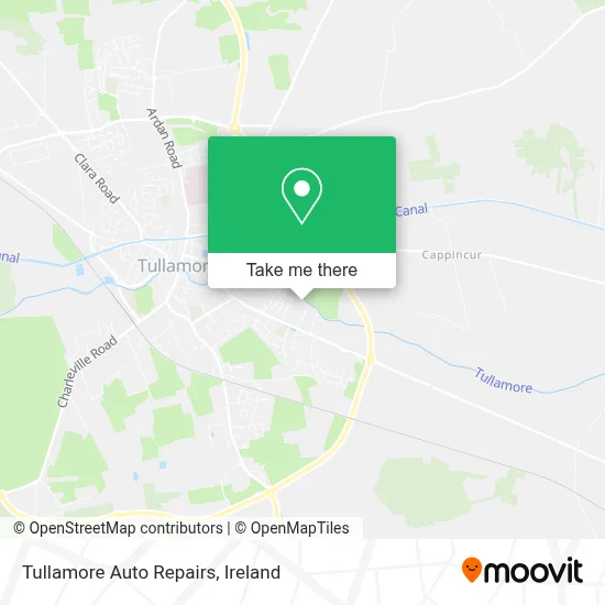 Tullamore Auto Repairs map