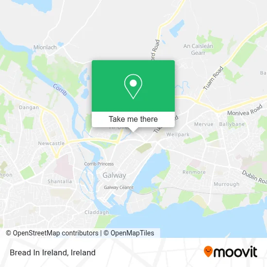 Bread In Ireland map