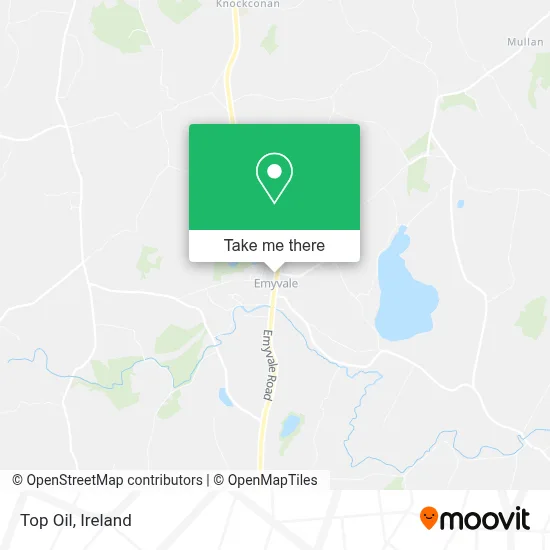Top Oil map