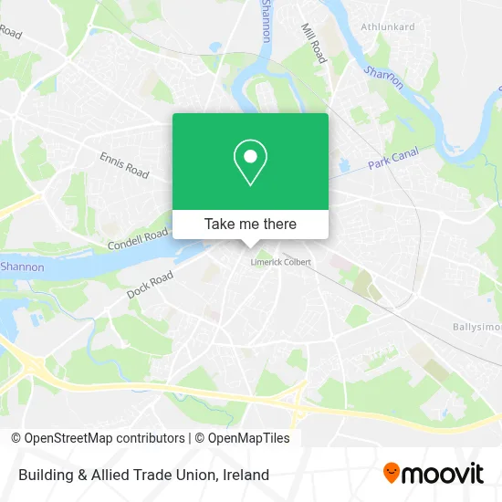 Building & Allied Trade Union map