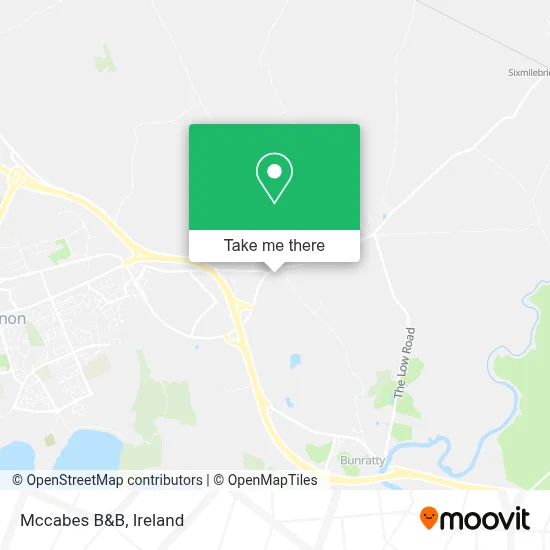 Mccabes B&B map