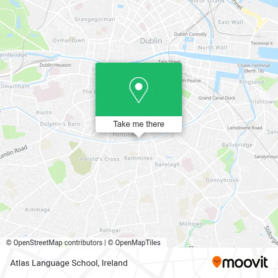 Atlas Language School map