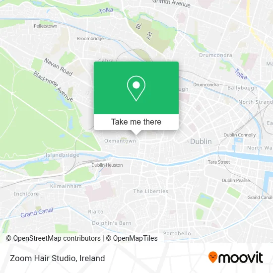 Zoom Hair Studio map