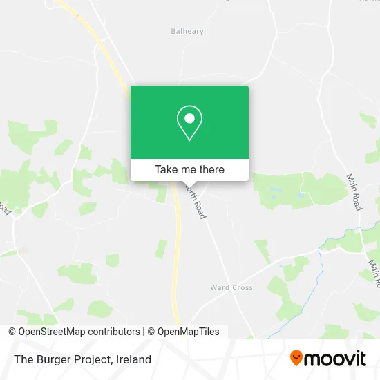 The Burger Project map
