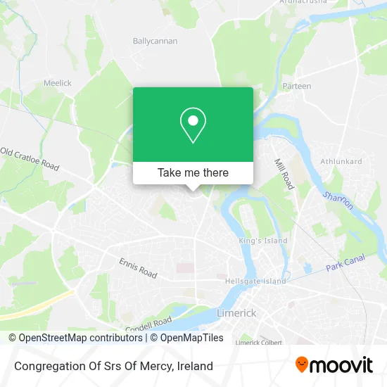 Congregation Of Srs Of Mercy map