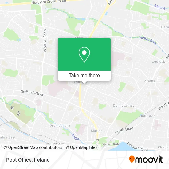 Post Office map