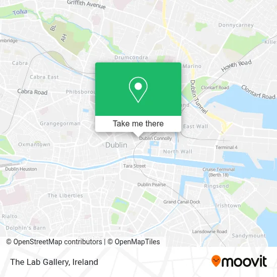 The Lab Gallery map