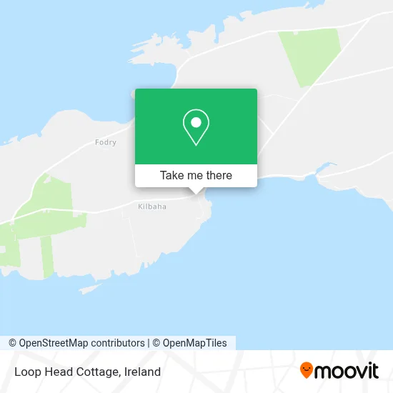 Loop Head Cottage map