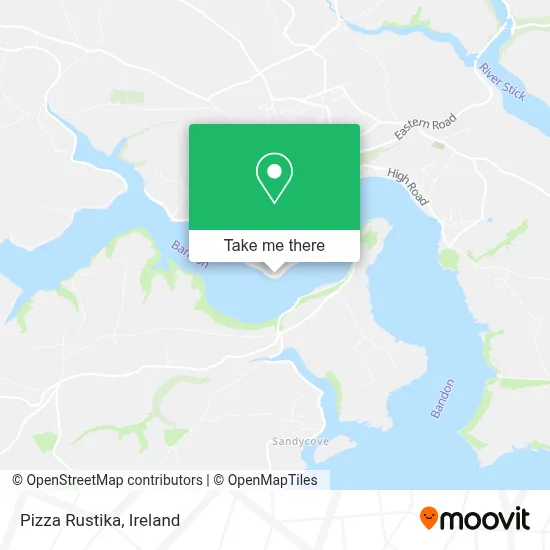 Pizza Rustika map